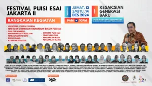 Read more about the article Merayakan Kreativitas: Festival Puisi Esai Jakarta II, 2024