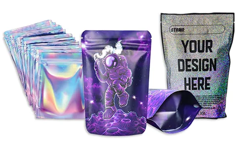 Custom Holographic Mylar Bags