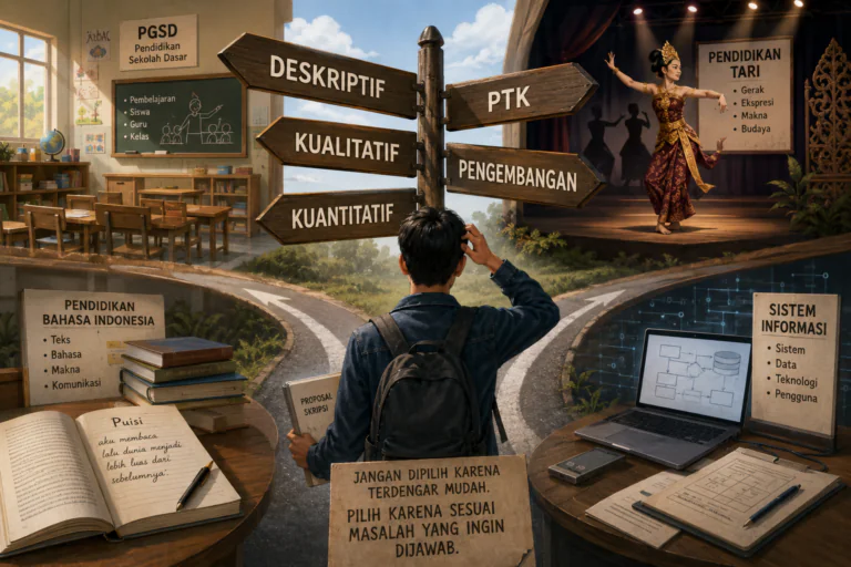 Read more about the article Jenis Penelitian dalam Skripsi: Jangan Dipilih karena Terdengar Mudah