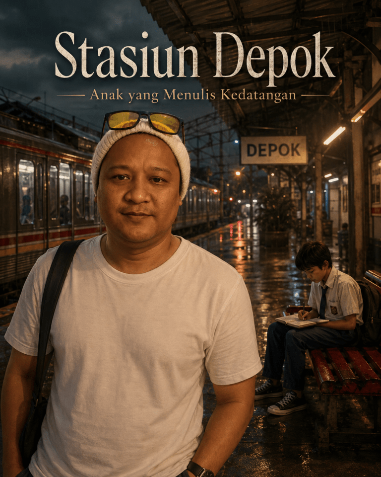 Read more about the article Stasiun Depok: Anak yang Menulis Kedatangan