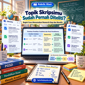 Read more about the article Topik Skripsimu Sudah Pernah Diteliti? Begini Cara Menemukan Research Gap dan Novelty