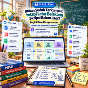 Read more about the article Bahan Sudah Terkumpul, tetapi Latar Belakang Skripsi Belum Jadi? Begini Cara Menyusunnya